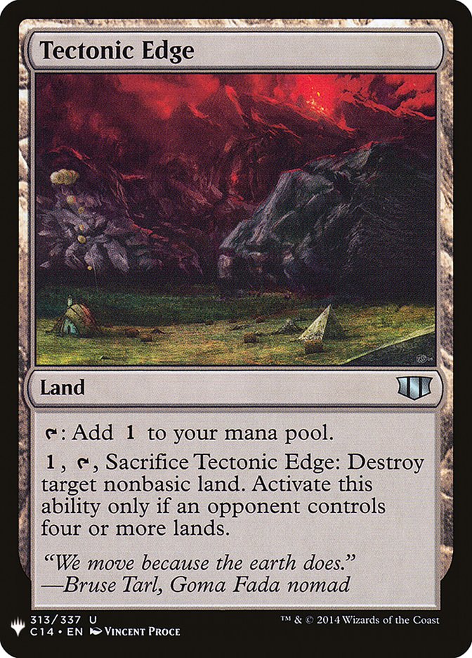 Tectonic Edge [Mystery Booster] - Waypoint Games CA