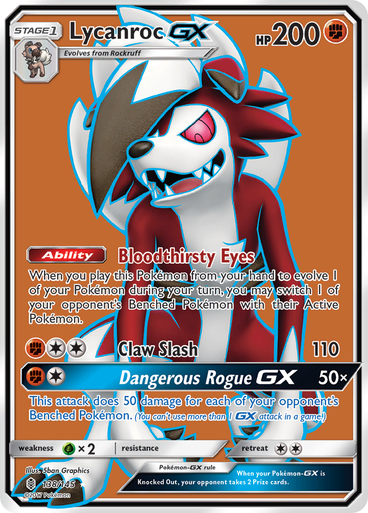 Lycanroc GX (138/145) [Sun & Moon: Guardians Rising] - Waypoint Games CA