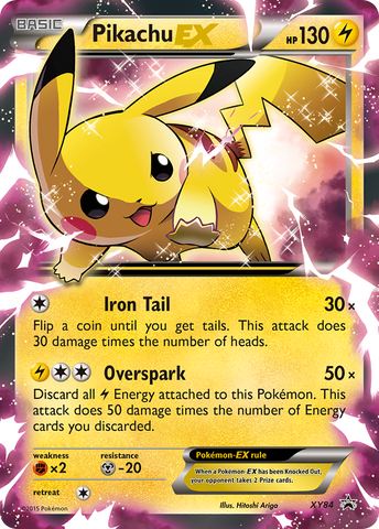 Pikachu EX (XY84) [XY: Black Star Promos] - Waypoint Games CA
