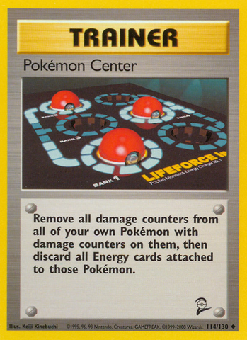 Pokemon Center (114/130) [Base Set 2] - Waypoint Games CA