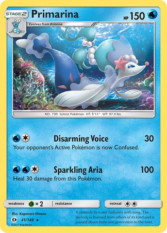 Primarina (41/149) (Theme Deck Exclusive) [Sun & Moon: Base Set] - Waypoint Games CA