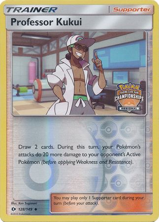 Professor Kukui (128/149) (Regional Championship Promo) [Sun & Moon: Base Set] - Waypoint Games CA