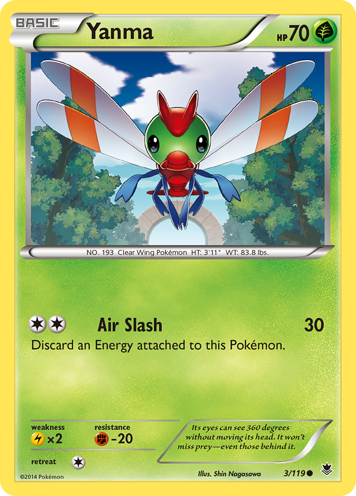 Yanma (3/119) [XY: Phantom Forces] - Waypoint Games CA