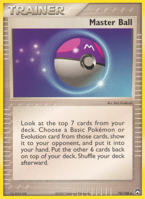 Master Ball (78/108) [EX: Power Keepers] - Waypoint Games CA