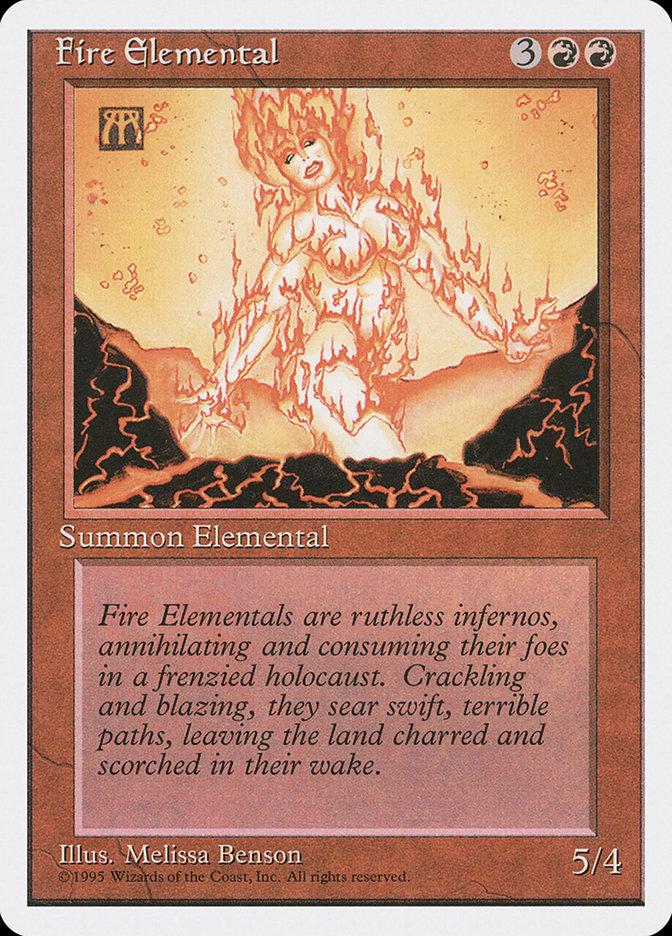 Fire Elemental [Fourth Edition] - Waypoint Games CA