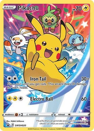 Pikachu (SWSH020) [Sword & Shield: Black Star Promos] - Waypoint Games CA