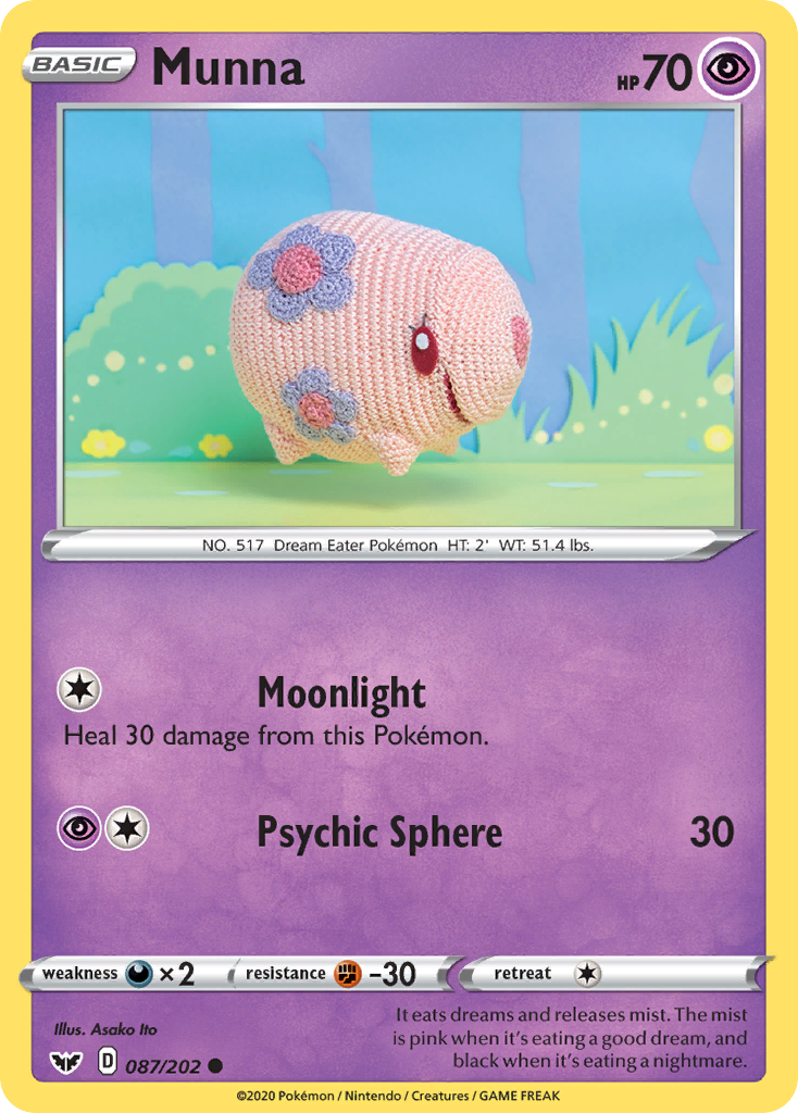 Munna (087/202) [Sword & Shield: Base Set] - Waypoint Games CA
