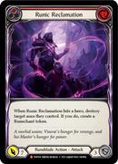 Runic Reclamation [EVR104] (Everfest)  1st Edition Rainbow Foil - Waypoint Games CA