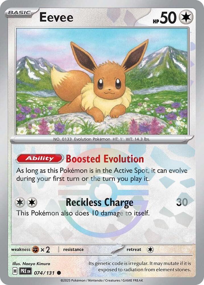 Eevee (074/131) (Poke Ball Pattern) [Scarlet & Violet: Prismatic Evolutions] - Waypoint Games CA