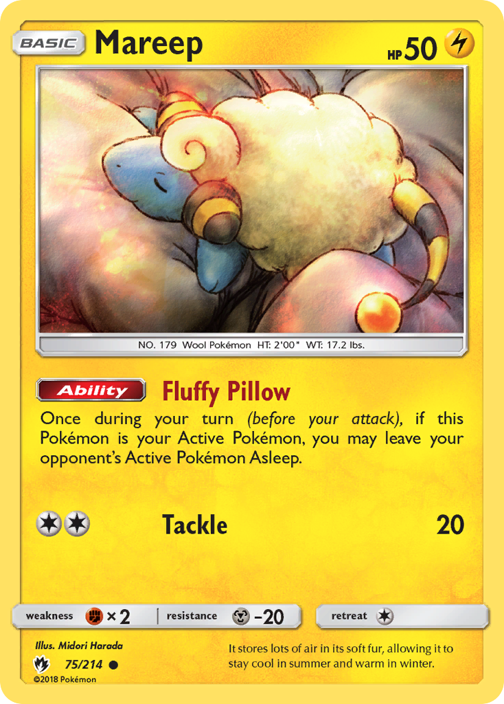 Mareep (75/214) [Sun & Moon: Lost Thunder] - Waypoint Games CA