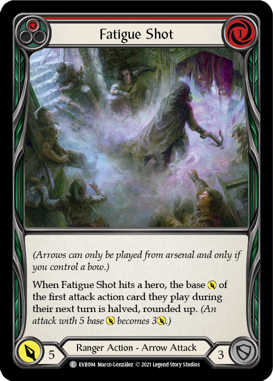 Fatigue Shot (Red) [EVR094] (Everfest)  1st Edition Normal - Waypoint Games CA