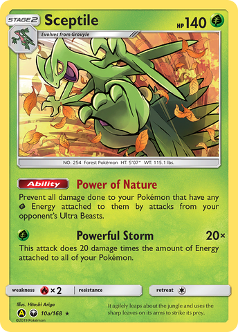 Sceptile (10a/168) [Alternate Art Promos] - Waypoint Games CA