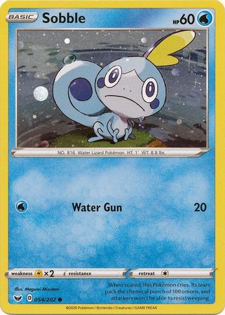 Sobble (054/202) (Cosmos Holo) [Sword & Shield: Base Set] - Waypoint Games CA