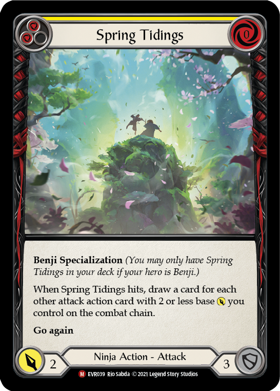 Spring Tidings [EVR039] (Everfest)  1st Edition Normal - Waypoint Games CA