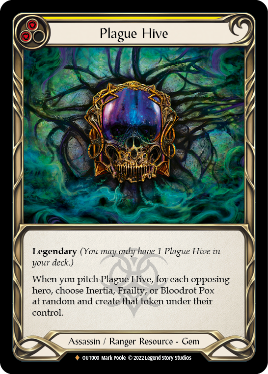 Plague Hive [OUT000] (Outsiders)  Cold Foil - Waypoint Games CA