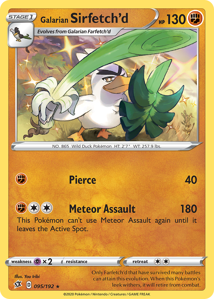 Galarian Sirfetch'd (095/192) [Sword & Shield: Rebel Clash] - Waypoint Games CA