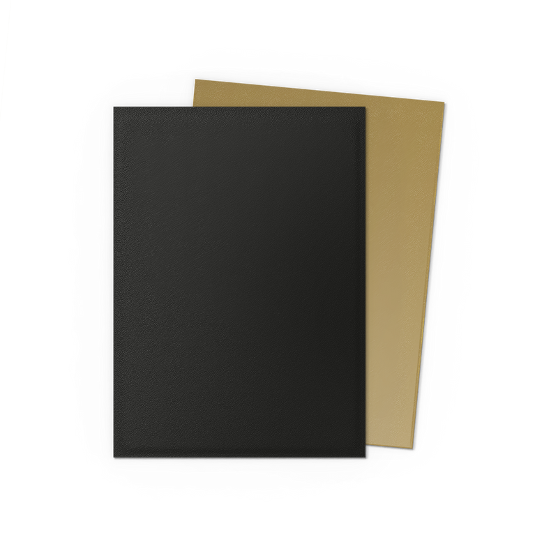 Dragon Shield Dual Matte Black Gold Sleeves 100ct
