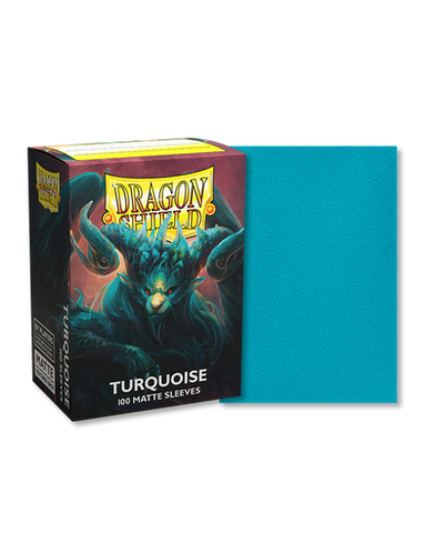 Dragon Shield Matte Turquoise Sleeves