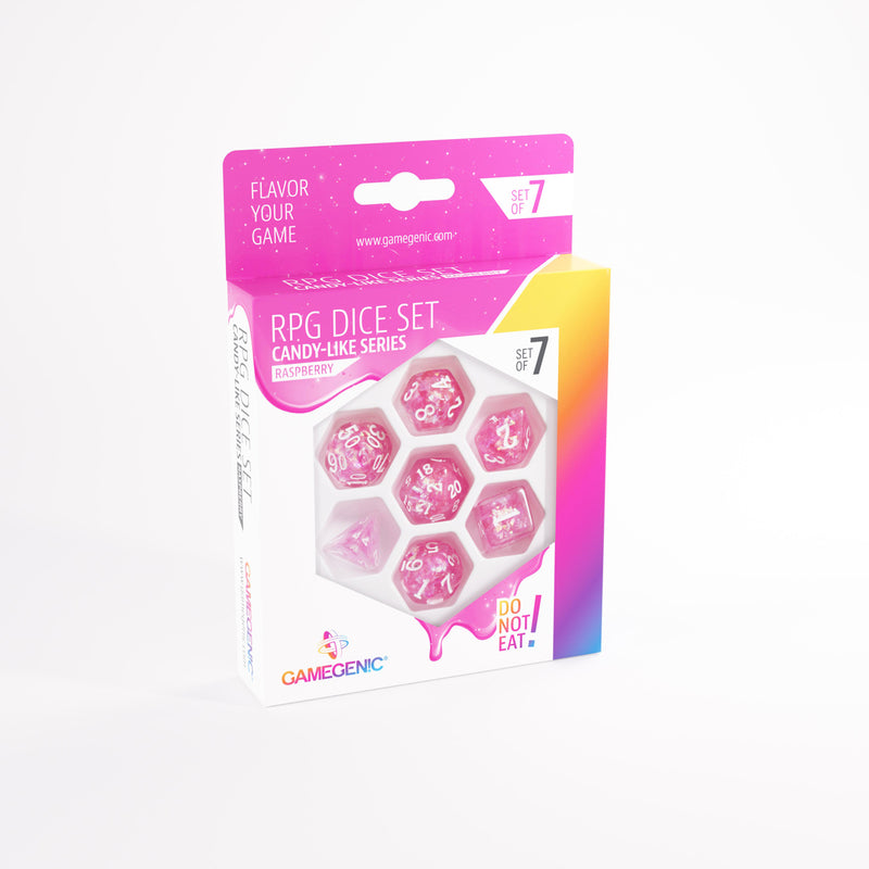 Gamegenic RPG Dice set (set of 7) Raspberry CANDY-LIKE SERIES