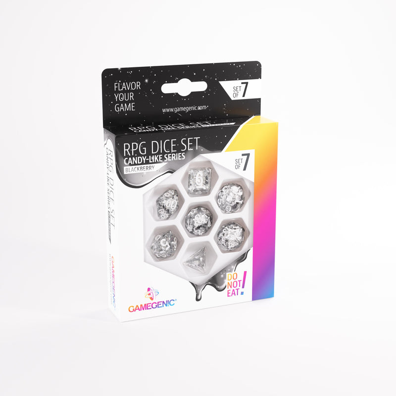 Gamegenic RPG Dice set (set of 7) Blackberry CANDY-LIKE SERIES