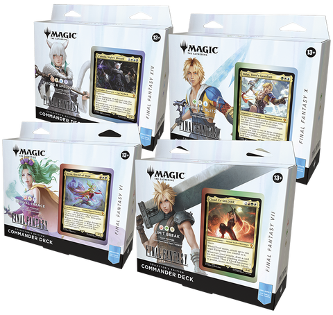 MTG: Final Fantasy Collector Commander Decks (Set of 4)