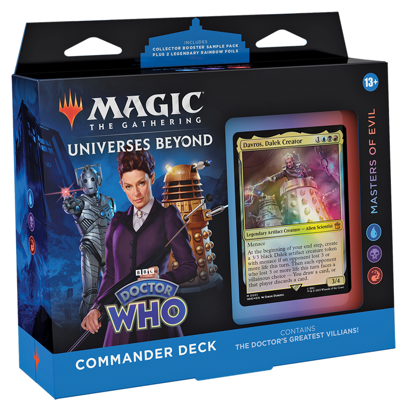 Set of 4 - Doctor Who Commander Decks