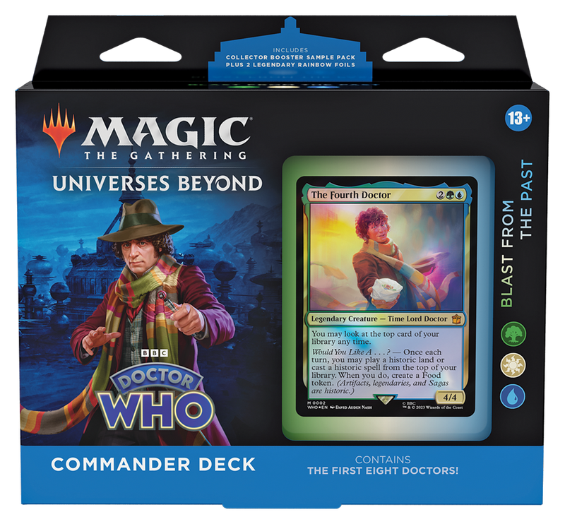 Set of 4 - Doctor Who Commander Decks