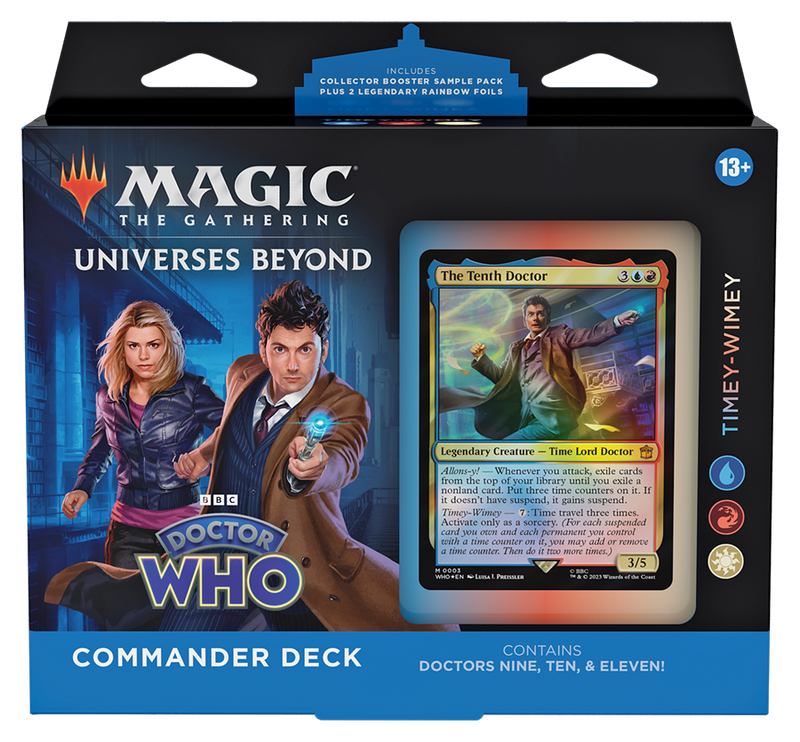 Set of 4 - Doctor Who Commander Decks