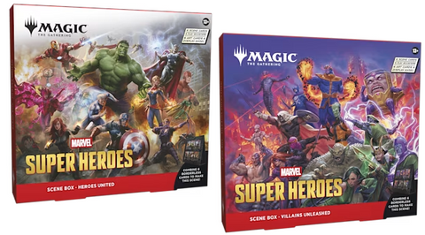Marvel Super Heroes Scene Box - Set of 2