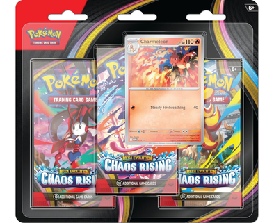Pokemon Chaos Rising 3 Pack Blister