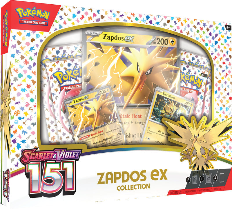 Pokémon 151 - Zapdos ex Collection Box