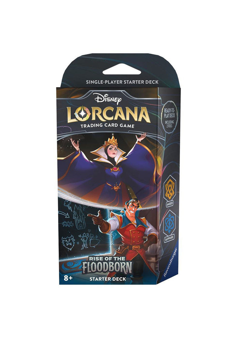 Disney Lorcana: Rise of the Floodborn - Starter Deck - Amber & Sapphire