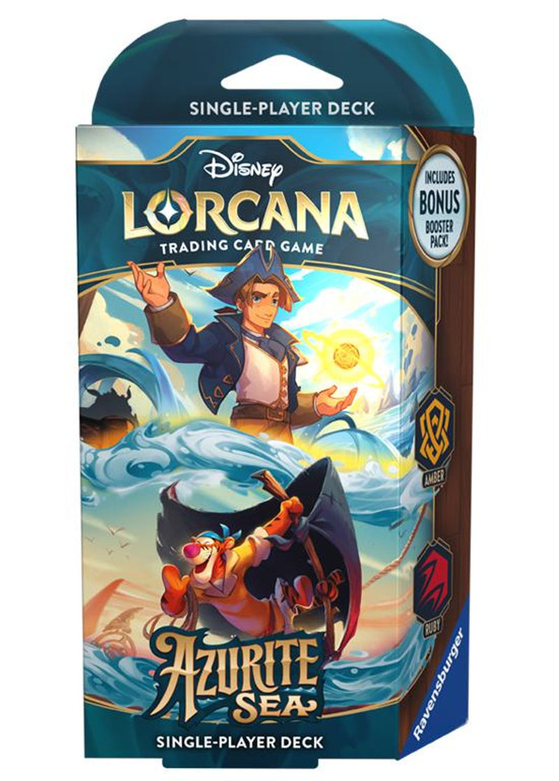 Disney Lorcana: Azurite Sea - Starter Deck - Amber & Ruby