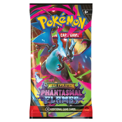 Pokemon Mega Evolutions Phantasmal Flames Booster Pack