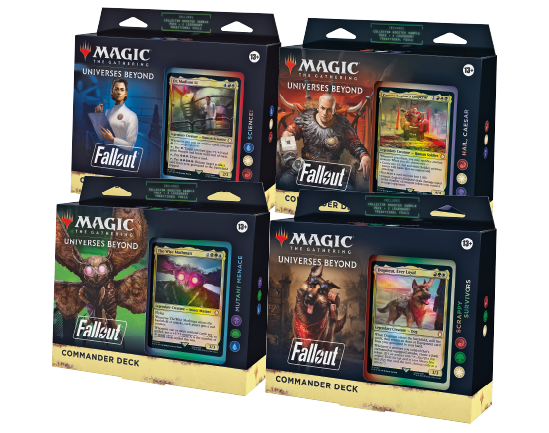 Fallout Commander Decks (Set of 4)