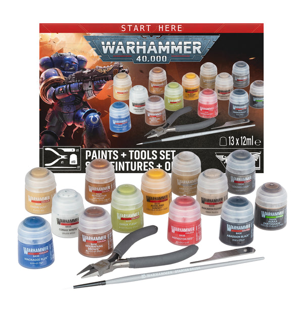 Warhammer 40,000: Paints + Tools Set 2026