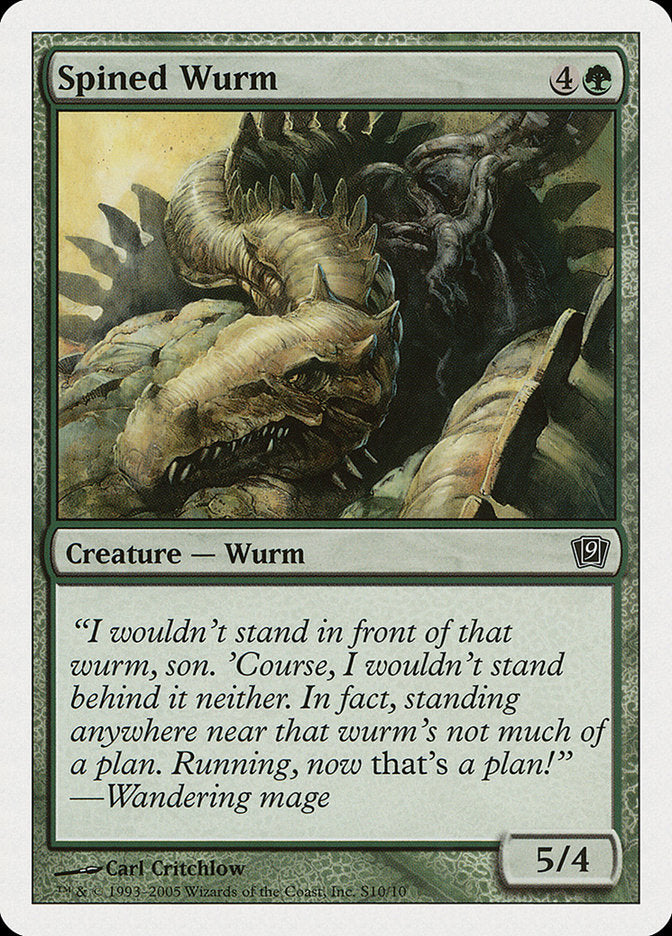 Spined Wurm [Ninth Edition] - Waypoint Games CA