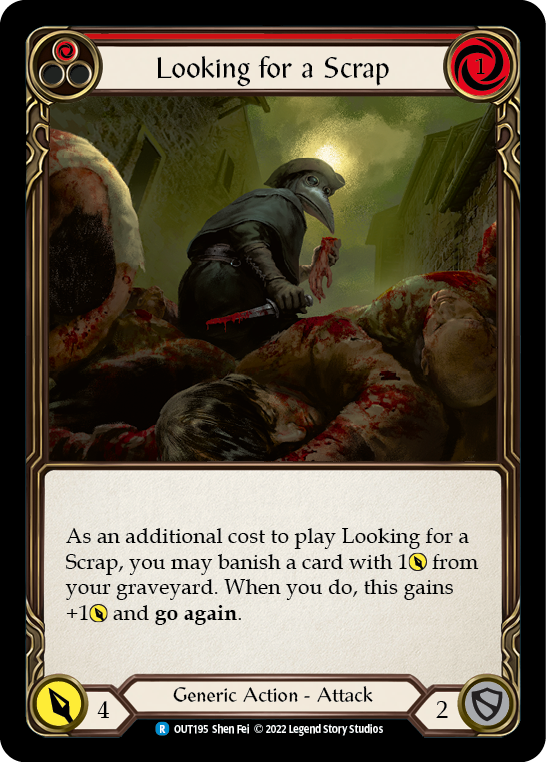 Looking for a Scrap (Red) [OUT195] (Outsiders) - Waypoint Games CA