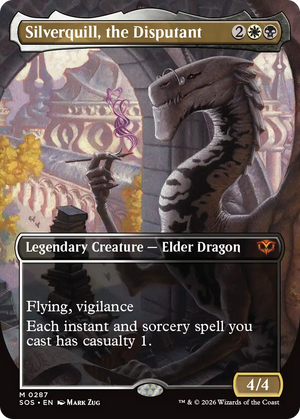 Silverquill, the Disputant (Borderless) [Secrets of Strixhaven]