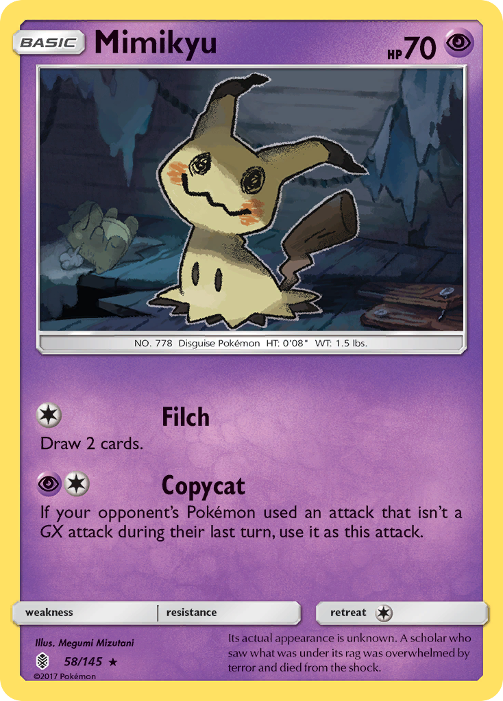 Mimikyu (58/145) [Sun & Moon: Guardians Rising] - Waypoint Games CA