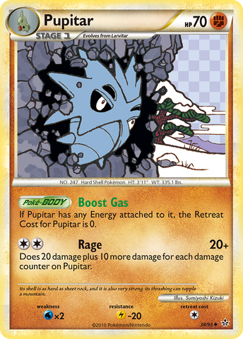 Pupitar (38/95) [HeartGold & SoulSilver: Unleashed] - Waypoint Games CA