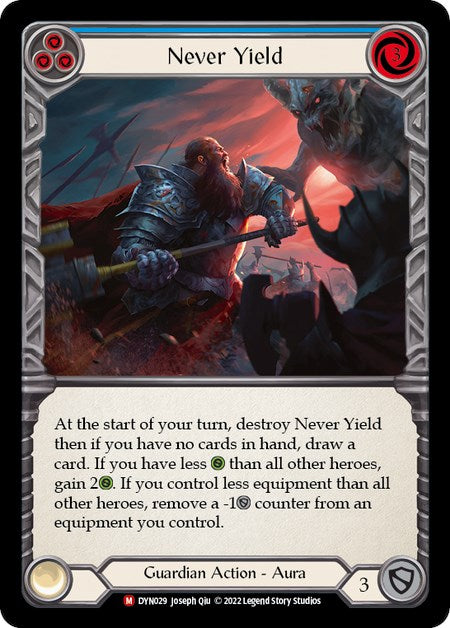 Never Yield [DYN029] (Dynasty) - Waypoint Games CA