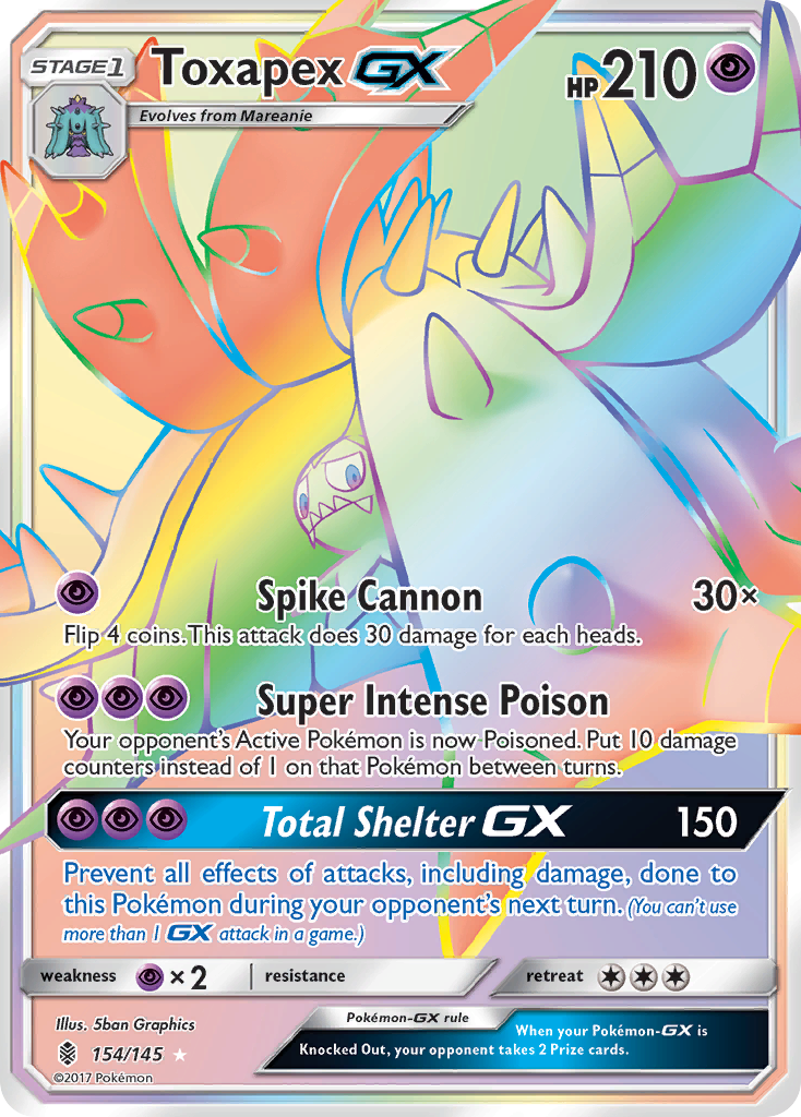 Toxapex GX (154/145) [Sun & Moon: Guardians Rising] - Waypoint Games CA