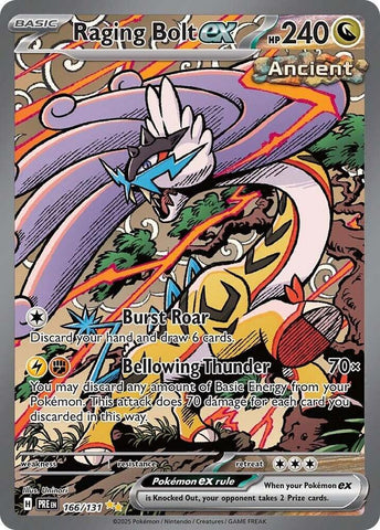 Raging Bolt ex (166/131) [Scarlet & Violet: Prismatic Evolutions] - Waypoint Games CA