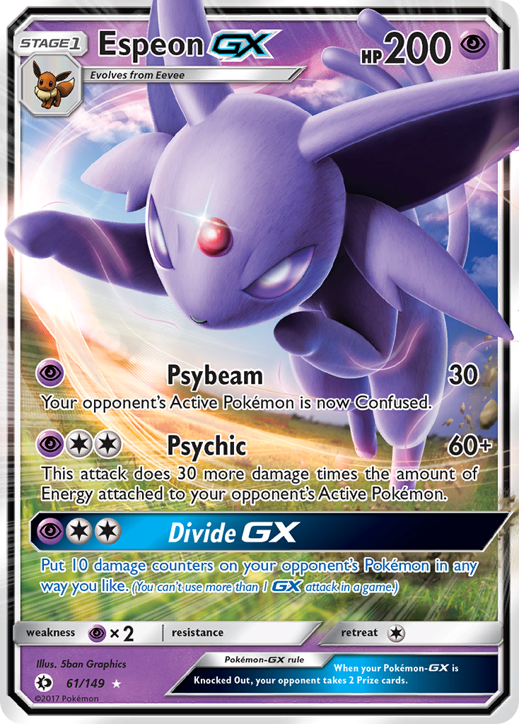 Espeon GX (61/149) [Sun & Moon: Base Set] - Waypoint Games CA
