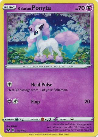Galarian Ponyta (SWSH013) [Sword & Shield: Black Star Promos] - Waypoint Games CA