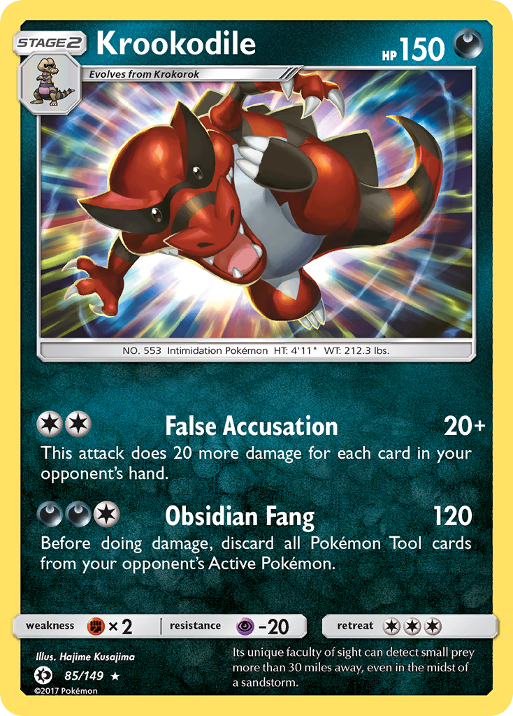 Krookodile (85/149) [Sun & Moon: Base Set] - Waypoint Games CA