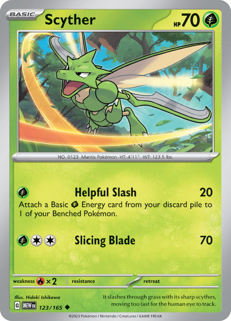 Scyther (123/165) [Scarlet & Violet 151]