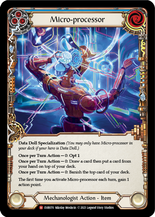 Micro-processor [EVR070] (Everfest)  1st Edition Rainbow Foil - Waypoint Games CA