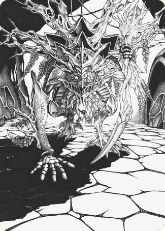 Thrun, Breaker of Silence Art Card [Phyrexia: All Will Be One Art Series] - Waypoint Games CA